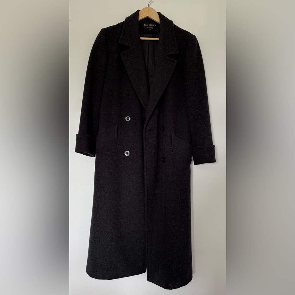 Black Wool Pea Coat Timeless Design